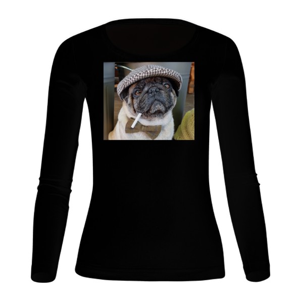 Tričko s potiskem Dámské triko mops